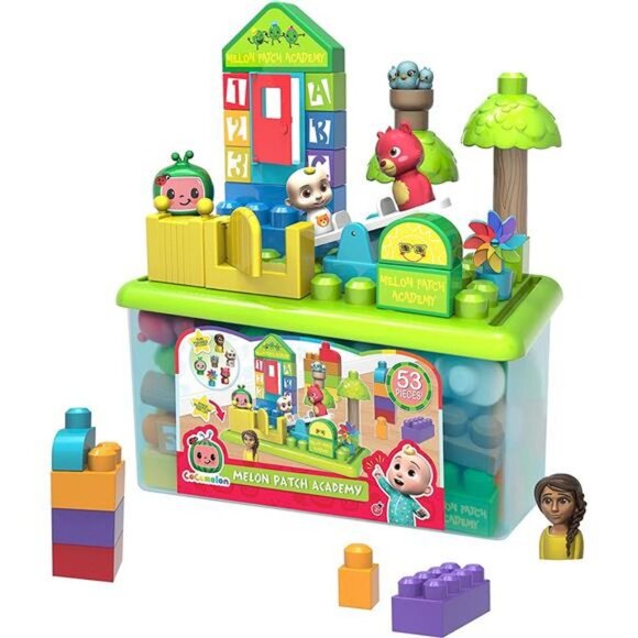 CoComelon Patch Academy, 53 Large Building Blocks Includes 6 Character Figures - Picture 6 of 6